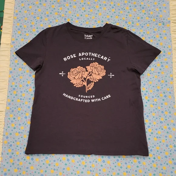 Netflix Tops Schitts Creek Rose Apothecary Shirt Womens Medium